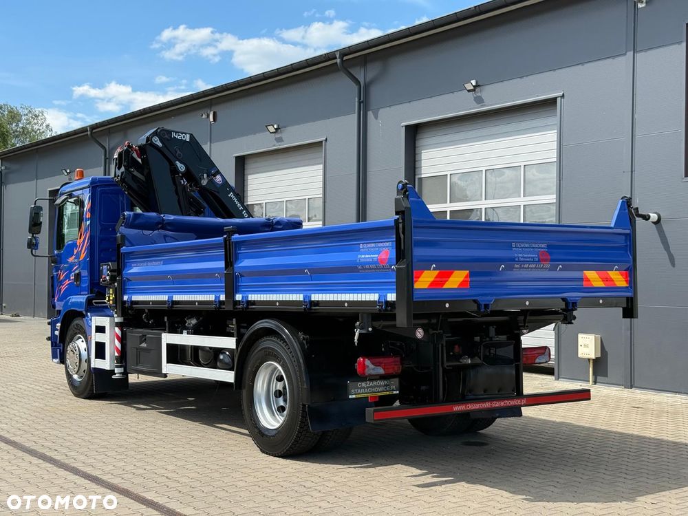 MAN TGM TGL TGS 18.250 // E6 // Klimatyzacja /  wywrotka + HDS HMF z pilotem // 4x2 // budowlanka // kiper wywrot żuraw dzwig kran crane - 22