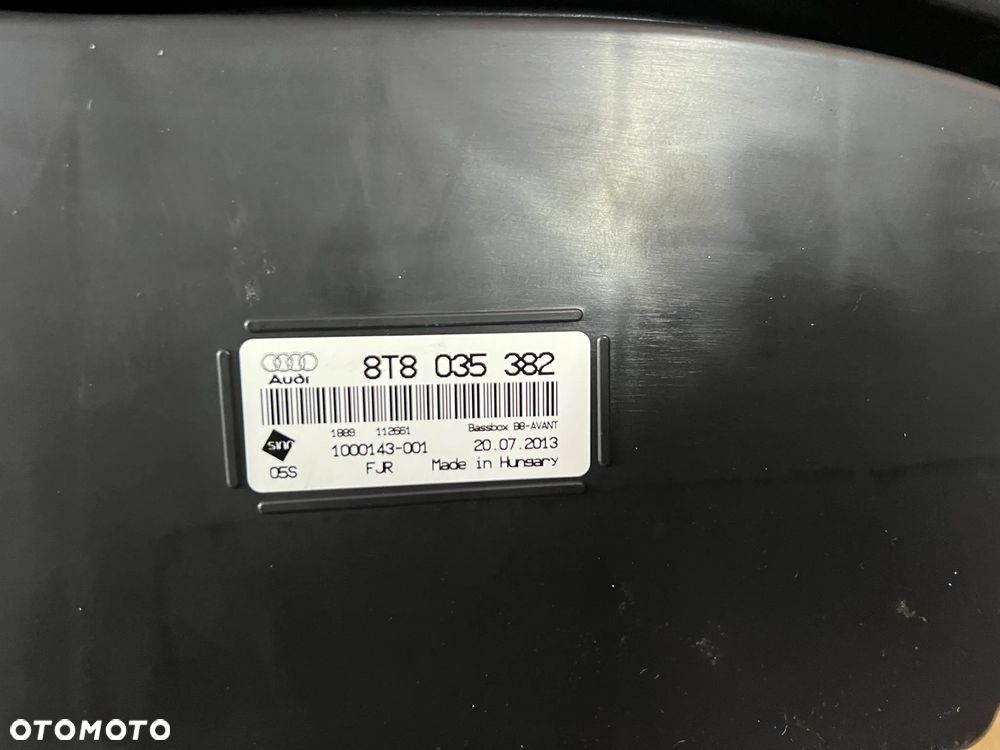 Głośnik basowy subwoofer Audi A4 B8 Kombi 8T8035382 - 3