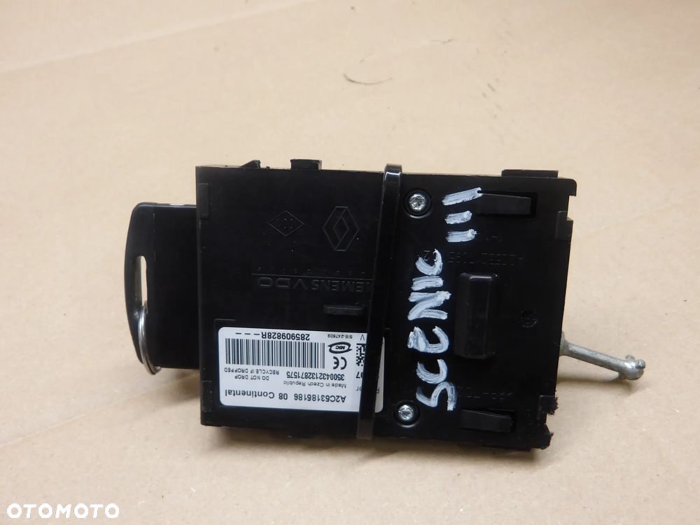 RENAULT GRAND SCENIC III 1.6 DCI CZYTNIK KART STACYJKA WKŁADKA - 4