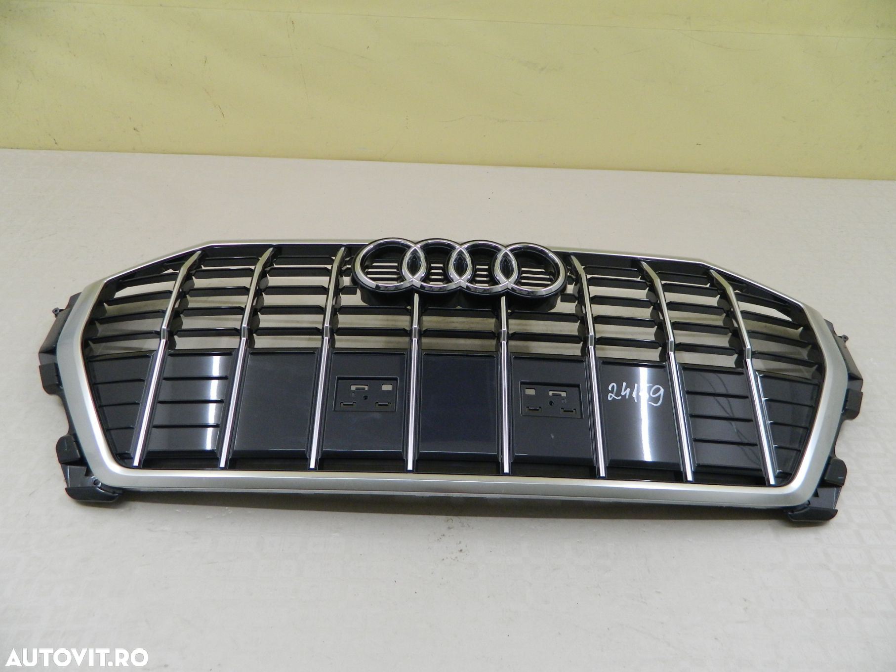 Grila radiator Audi Q3 83A S-Line, 2018, 2019, 2020, 2021, 2022, 2023, cod origine 83A853651E. - 3