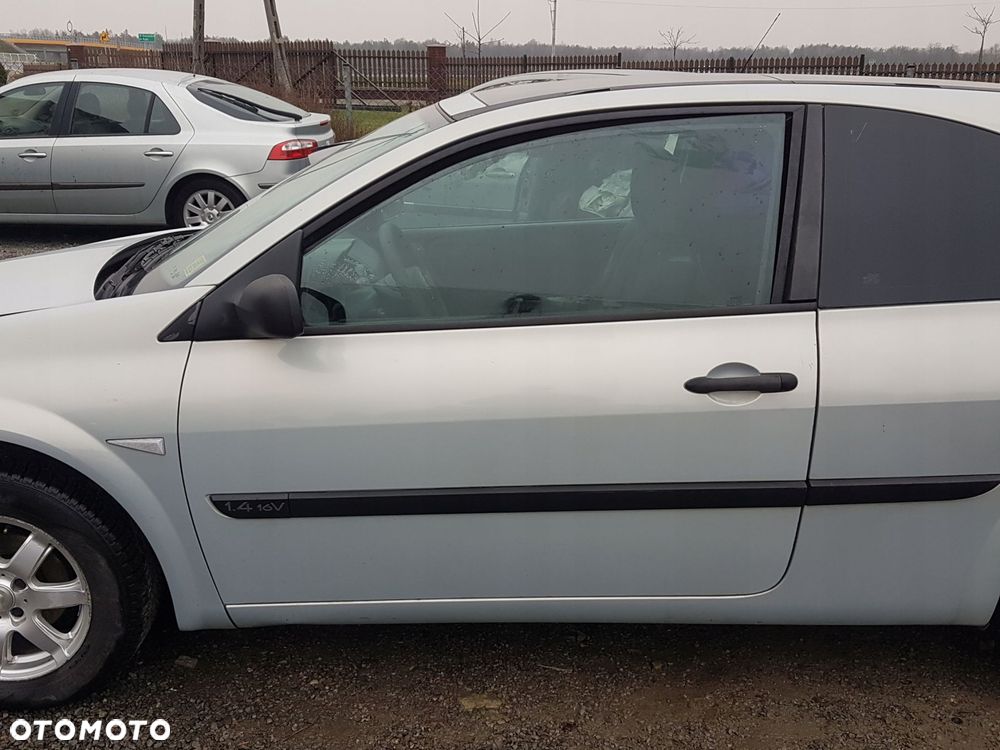 MEGANE II 02- DRZWI LEWE SREBRNE MV632 HB-3D - 1