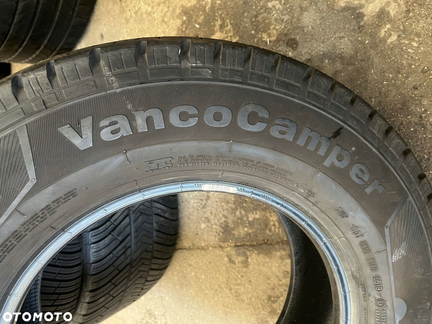 KOMPLET OPON OPONY LETNIE LATO CONTINENTAL CAMPER 225/75/16CP 225/75R16CP - 6
