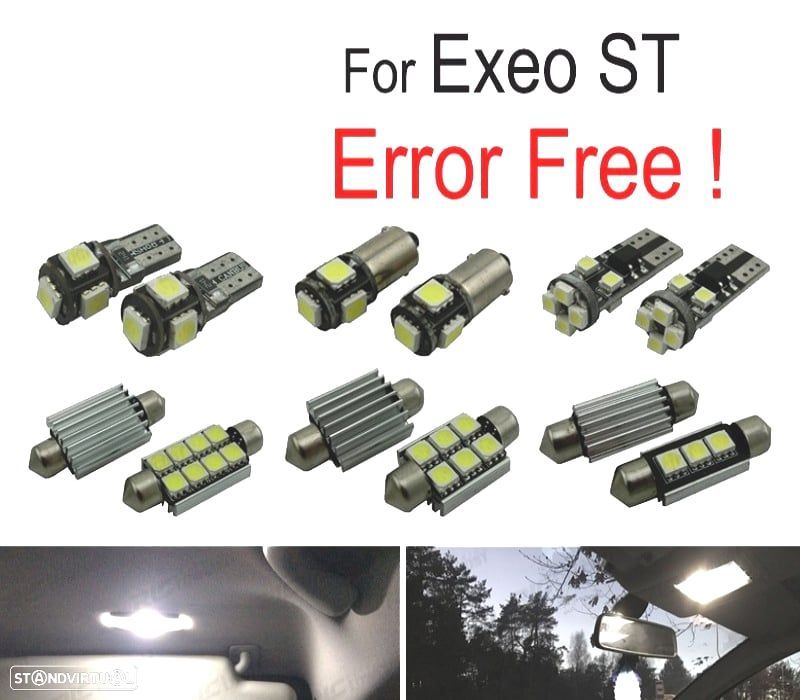 KIT COMPLETO 17 LAMPADAS LED INTERIOR SEAT EXEO ST 09-13 - 1