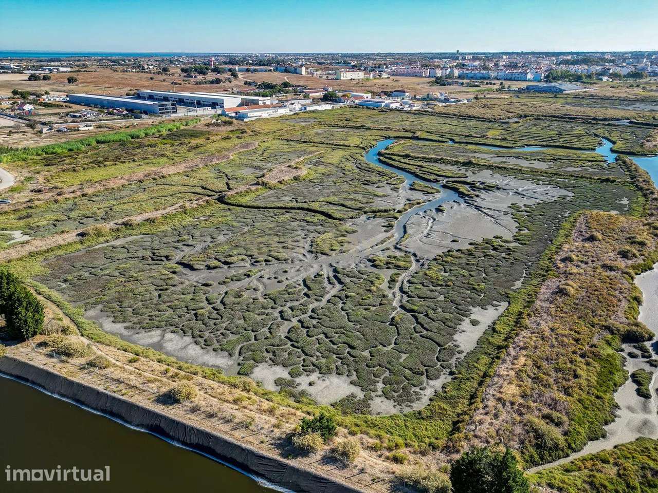 Terreno 20,18ha, Montijo - Seixalinho, para actividades de piscicultur - Grande imagem: 5/9