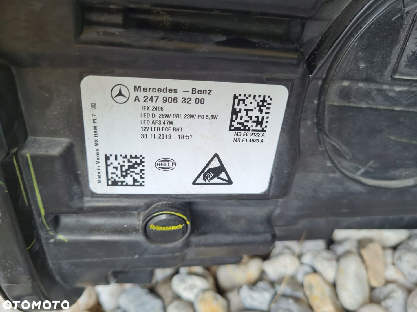 MERCEDES GLB W247 247 Lampa prawa przód Full Led Performacne A2479063200 - 10
