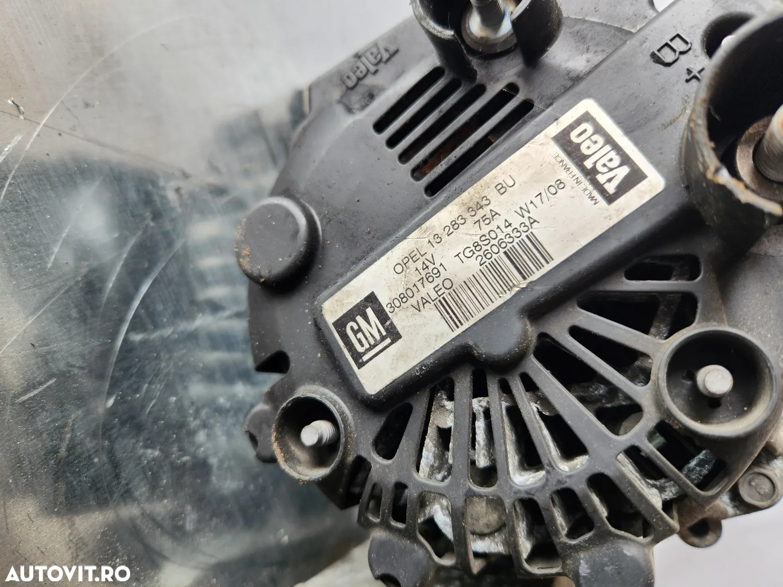 Alternator Opel Astra H Combo Corsa Meriva Etc. 1.3 Cdti Euro 4 Cod  Factura Si Garantie - 4