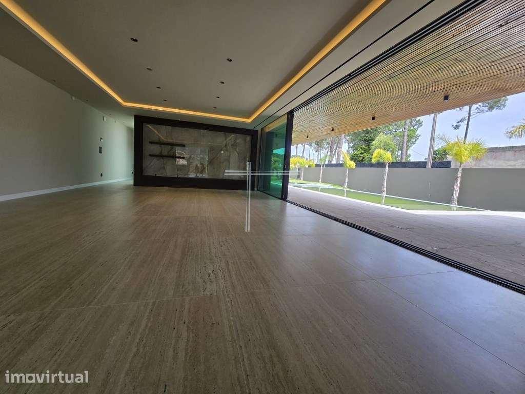 Moradia isolada T5, arquitetura contemporânea com piscina - Verdizela - Grande imagem: 5/60