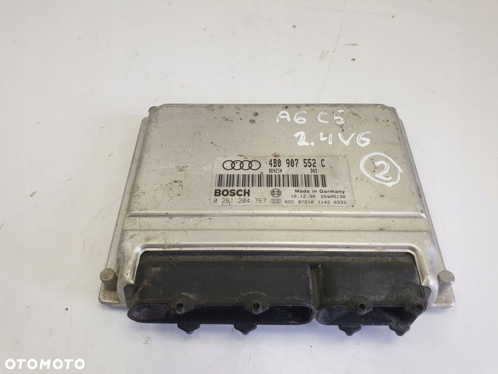 Audi A6 C5 2.4 V6 STEROWNIK SILNIKA 0261204767 - 13