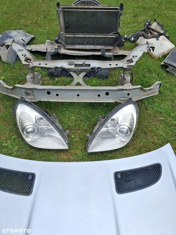 Mercedes SLK R171 kompletny przód zderzak maska błotniki wzmocnienie lampy - 12