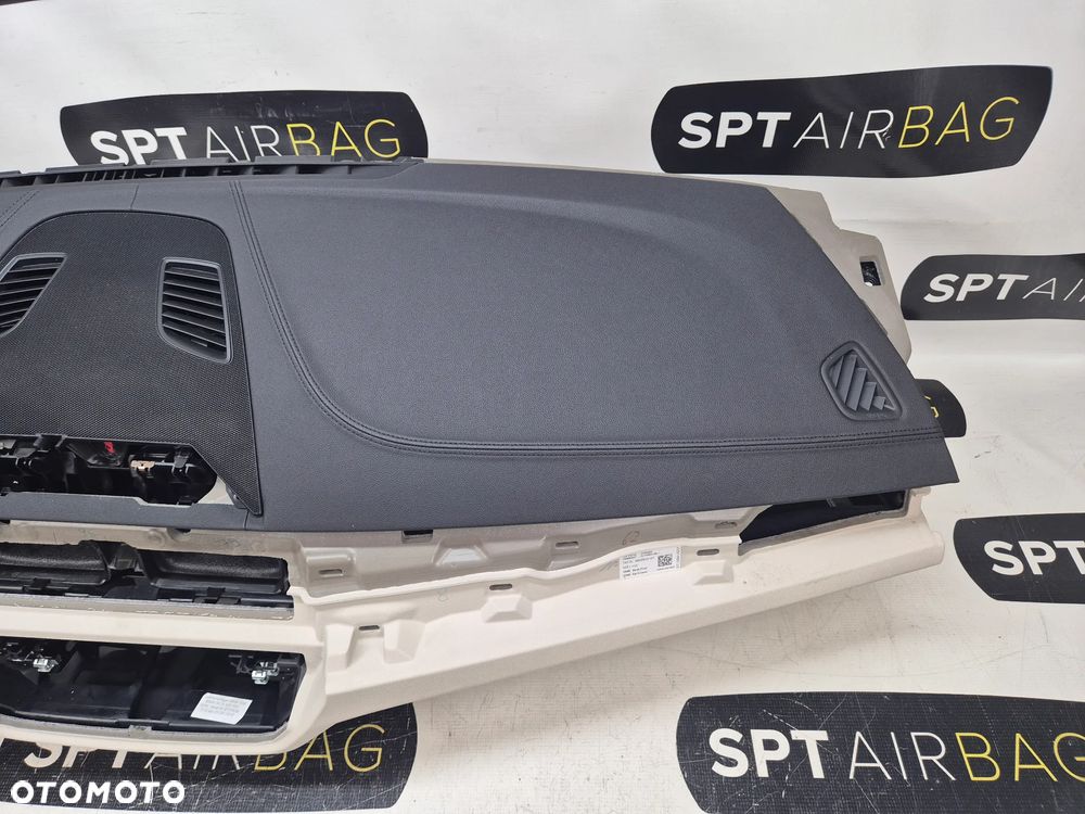 BMW G30 G31 SERIA 5 DESKA ROZDZIELCZA KONSOLA KOKPIT PULPIT PODUSZKI AIRBAG AIR BAG PASY KIT SET - 6