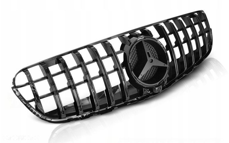 Atrapa Grill Kratka Tuning Black Avantgarde Amg GT-R Mercedes Glc 253 - 2