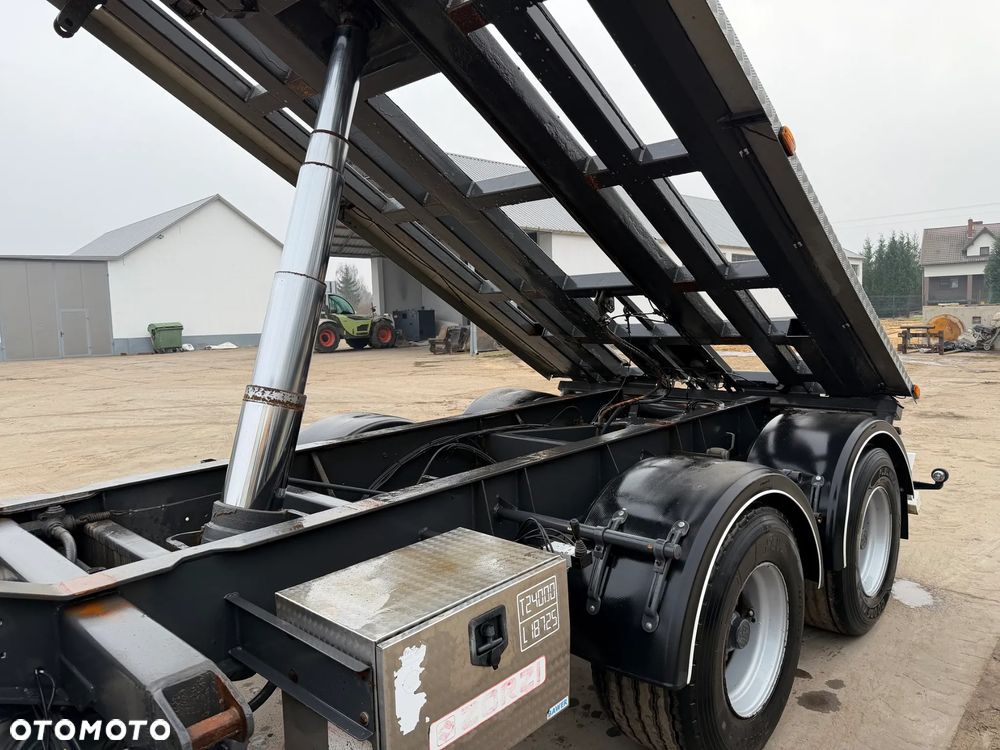 Zorzi Przyczepa Hakowiec Wywrotka do Przewozu Kontenerów 6,50 m - 7,00 m - 18