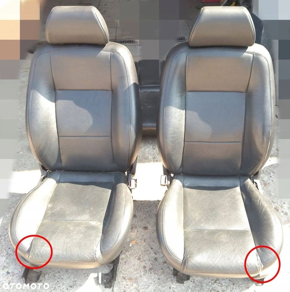 FORD MONDEO MK3 FOTEL FOTELE KANAPA TAPICERKA SKÓRA KOMBI KOMPLET - 1