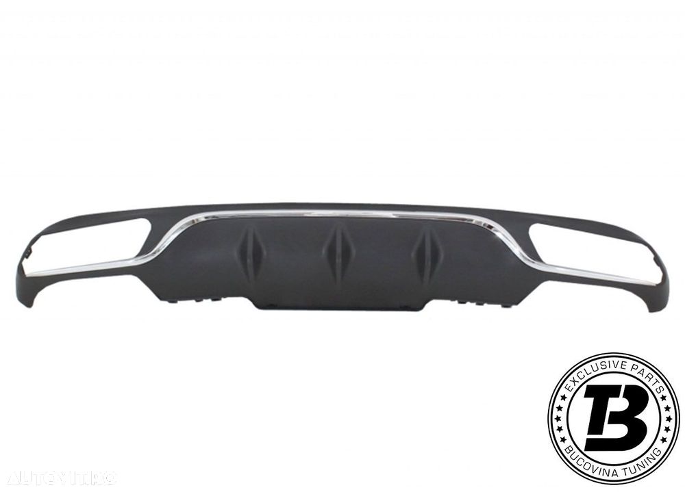 Difuzor Bara Spate cu Ornamente compatibil cu Mercedes E Class W213 A Design - 3