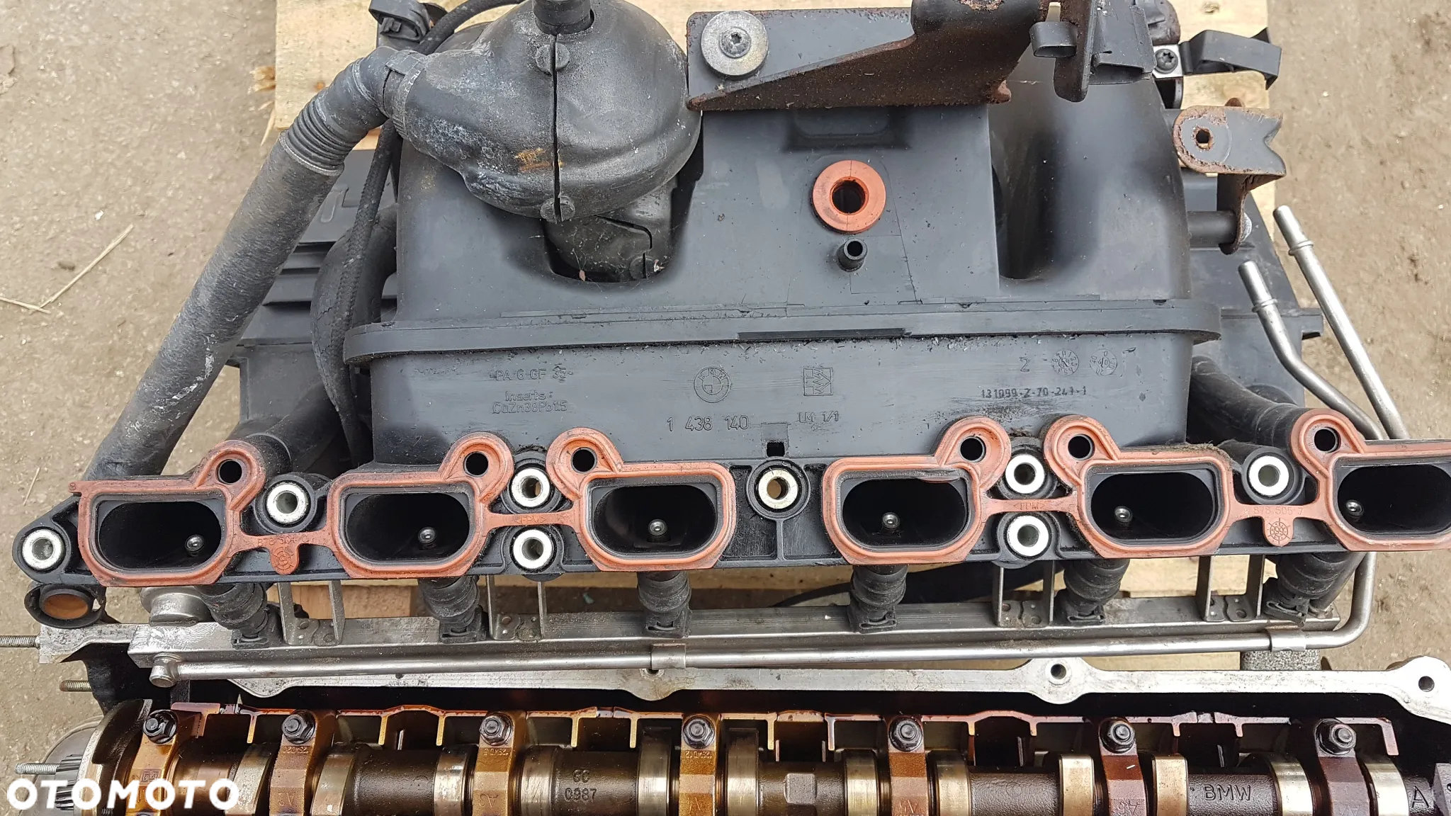 BMW E39 E38 E46 M52 B20 KOLEKTOR SSĄCY 1438140 KOMPLETNY - 5
