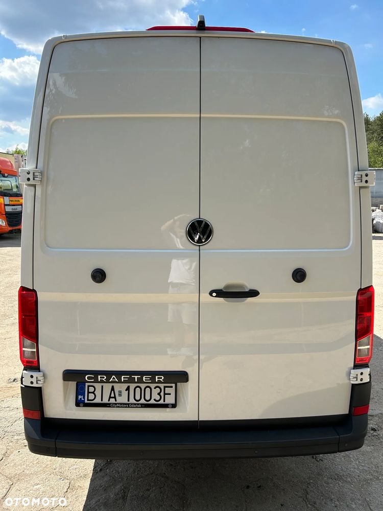 Volkswagen CRAFTER L5H2 NAJDŁUŻSZY LONG / POLIFT VIRTUAL / GWARANCJA + PAKIET SERWISOWY DO 2030 ROKU / JEDYNIE 5 TYŚ. KM PRZEBIEGU / KAMERA COFANIA / SILNIK 140 KM !! - 5