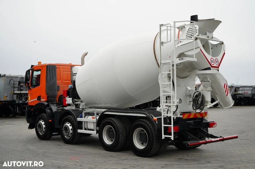 Iveco X-WAY 420 / 8X4 / 9 MIXER CUBIC / SCHWING STETTER / AUTOMAT / EURO 6 - 5