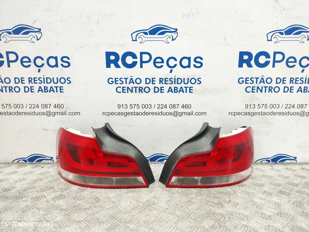 Farolins traseiros trás direito esquerdo LED originais BMW Serie 1 E82 Coupé E88 Cabrio LCI de 2011 a 2013 - 1