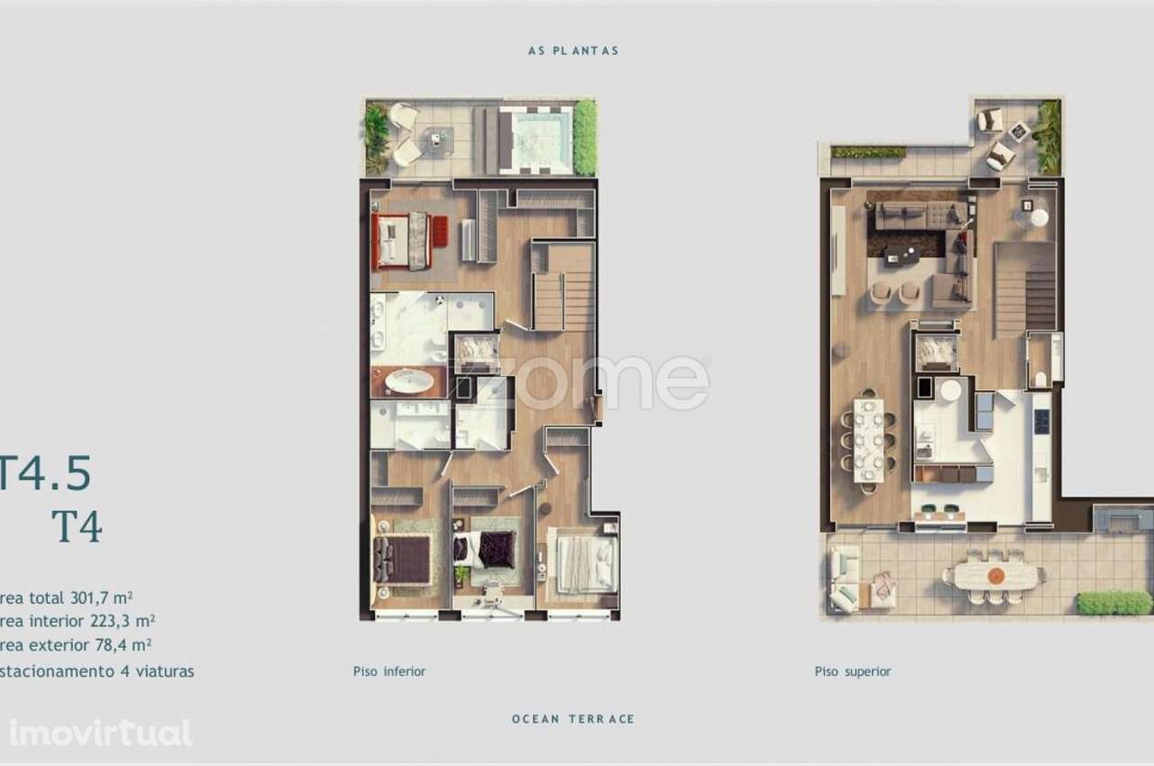 Penthouse Duplex T4 Leça da Palmeira - Ocean Terrace - Grande imagem: 4/60