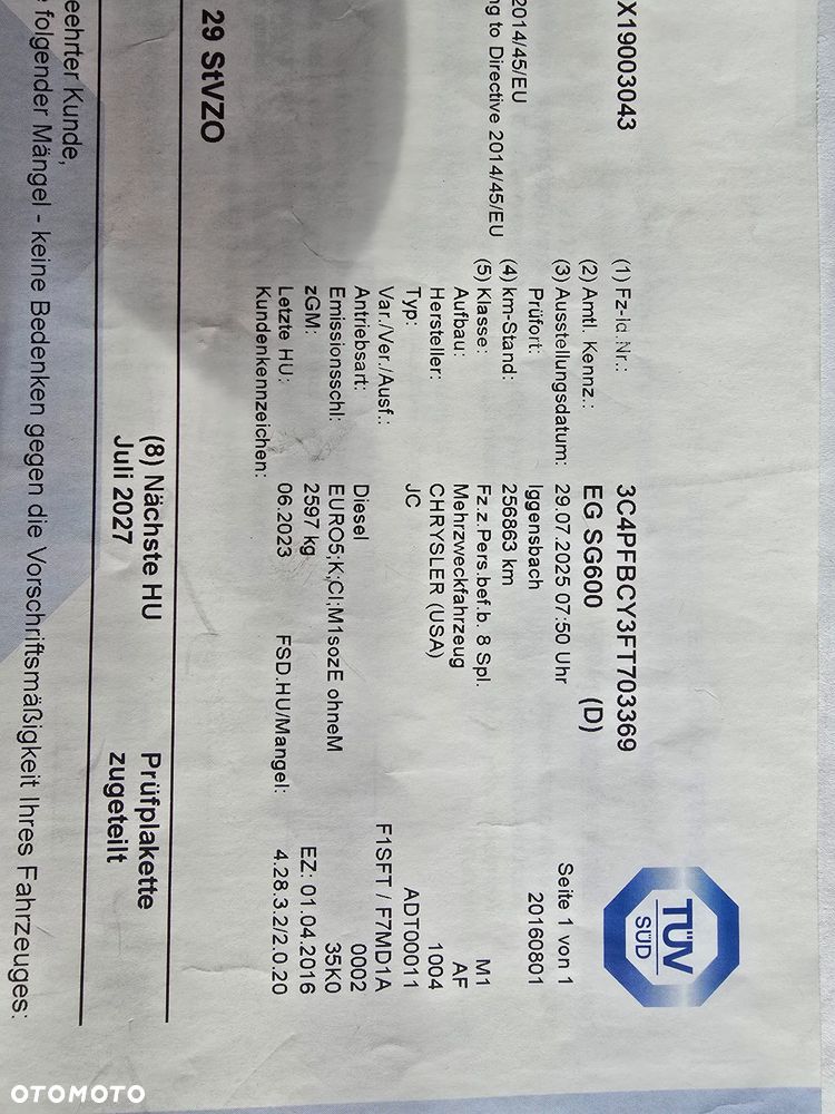 Fiat Freemont 2.0 Multijet 16V DPF Automatik Allrad Black Code - 40