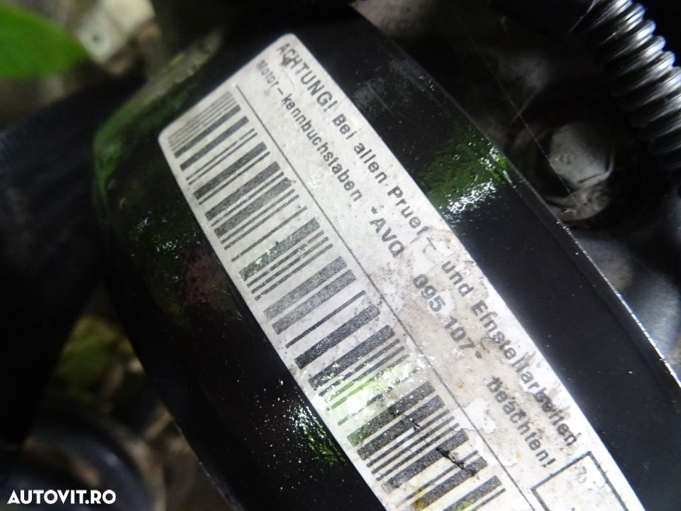 Motor Volkswagen Touran 1.9 TDI AVQ 100 CP din 2003 fara anexe - 2