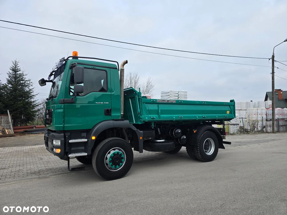 MAN TGM18.340/3 STRONNA WYWROTKA/4X4/134 TYŚ Przebieg!!! - 3