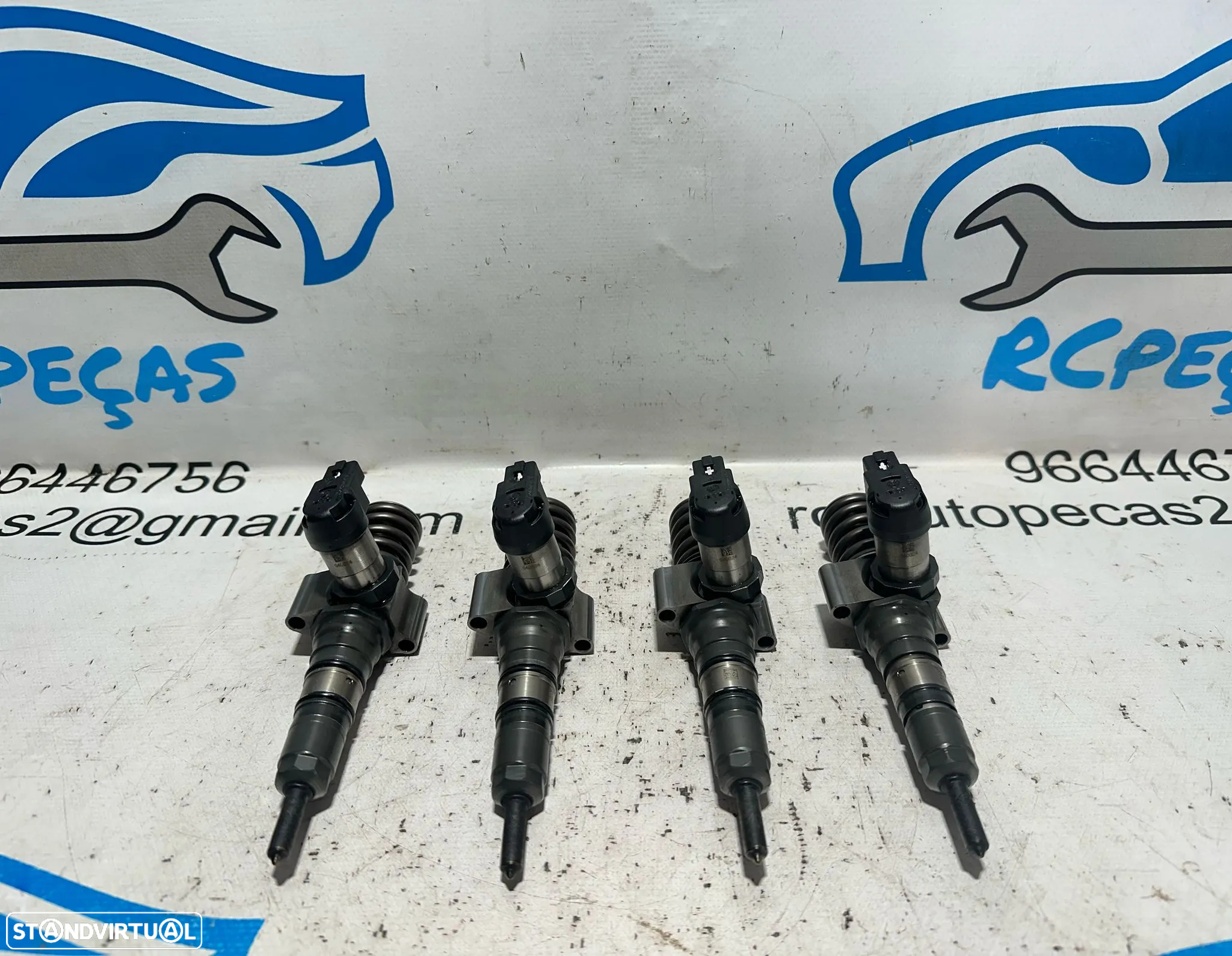.Conjunto 4 injetores Siemens Continental VW Volkswagen Audi Seat Skoda 03G 130 073 S - 2