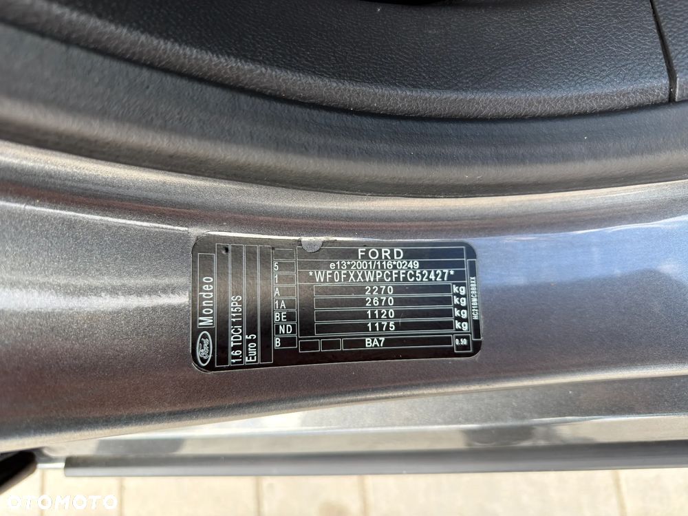Ford Mondeo SW 1.6 TDCi Ambiente - 28