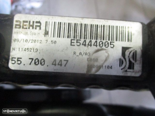 Radiador Agua 55700447 FIAT PUNTO 2012 1.2I - 1