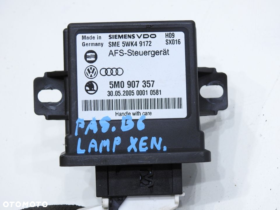 MODUŁ STEROWNIK ŚWIATEŁ XENON PASSAT B6 5M0907357 - 2