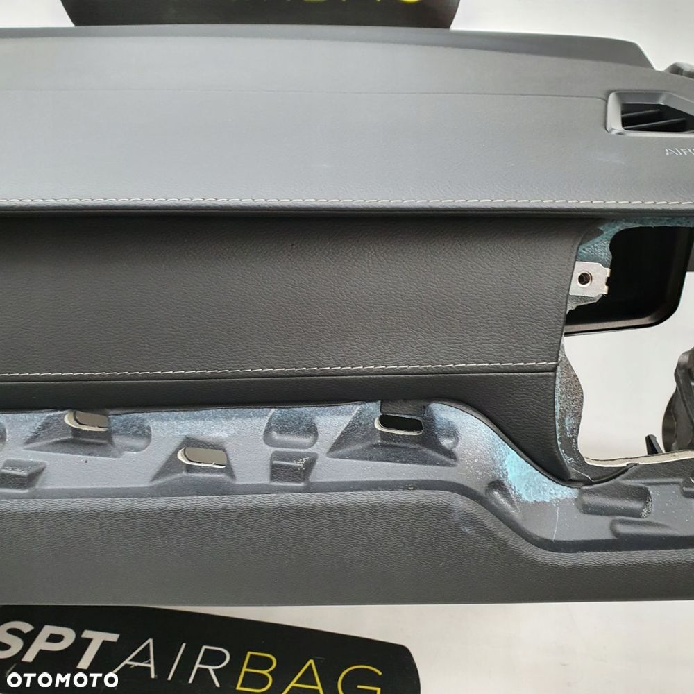 VOLVO XC60 II 2 SKÓRA DESKA ROZDZIELCZA KONSOLA KOKPIT PULPIT PODUSZKI AIRBAG AIR BAG PASY KIT SET - 7