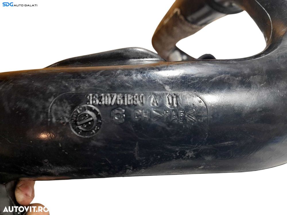 Conducta Presiune Aer Radiator Intercooler Turbina Peugeot 406 2.0 HDI 1995 - 2004 Cod 9630761680A [N0499] - 8