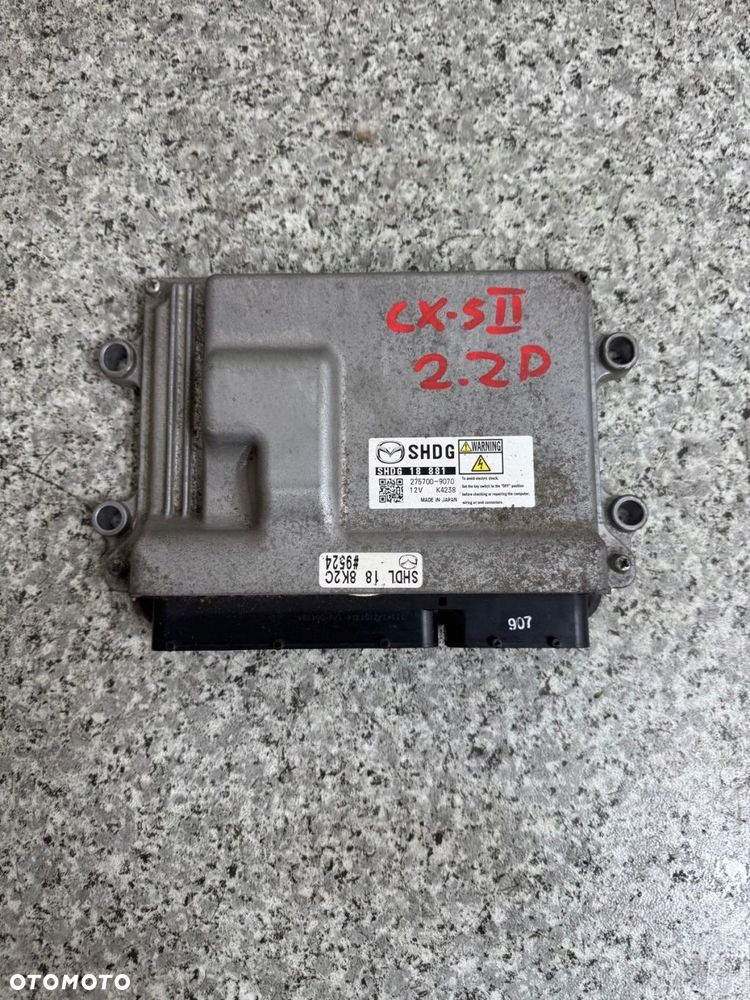 komputer silnika mazda cx-5 cx5 ii 2017-2021 2.2 d shdg 18 881 275700-9070 - 4