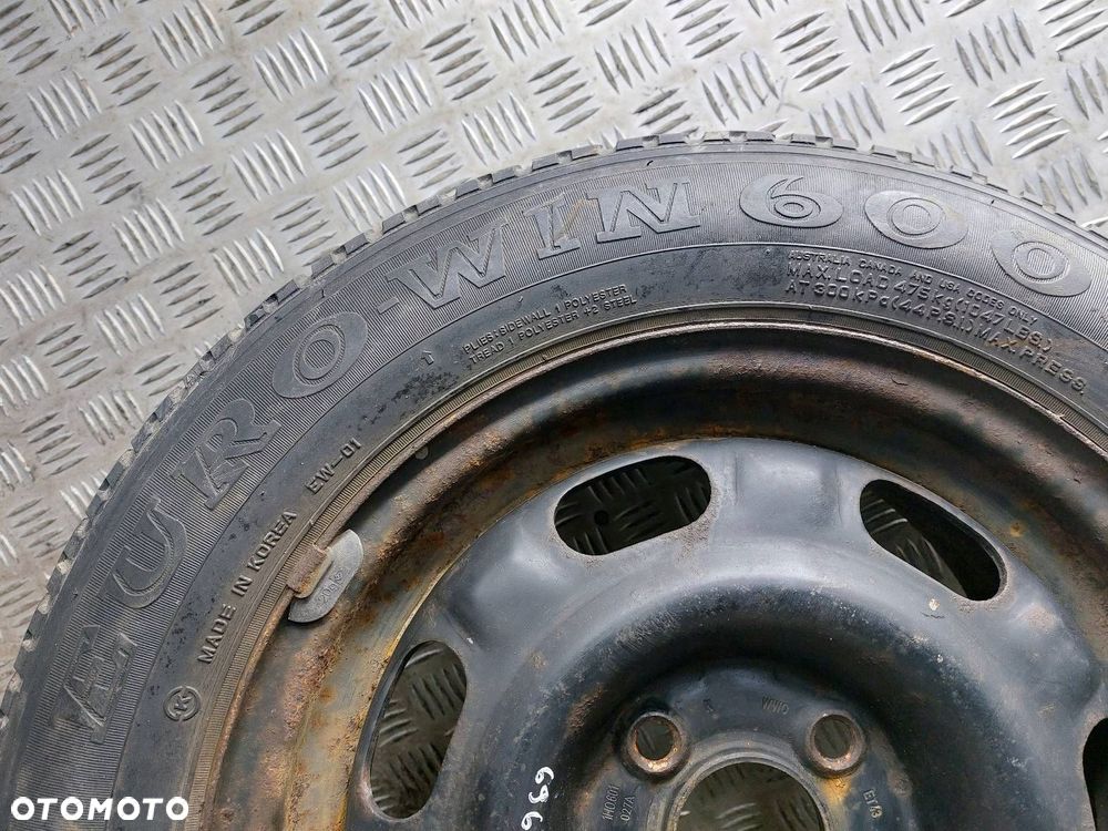 KOŁO ZAPASOWE ZAPAS 4x100 6Jx14  FI57,1 185/60R14 1H0601027A VW GOLF - 4