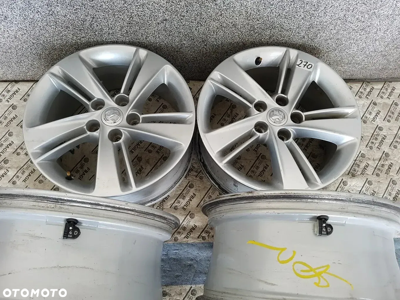 FELGI ALU ORYGINAŁ GM OPEL INSYGNIA B ASTRA J ZAFIRA C  7,5jx17  IS45 5x115 CZUJNIKI TPMS - 13