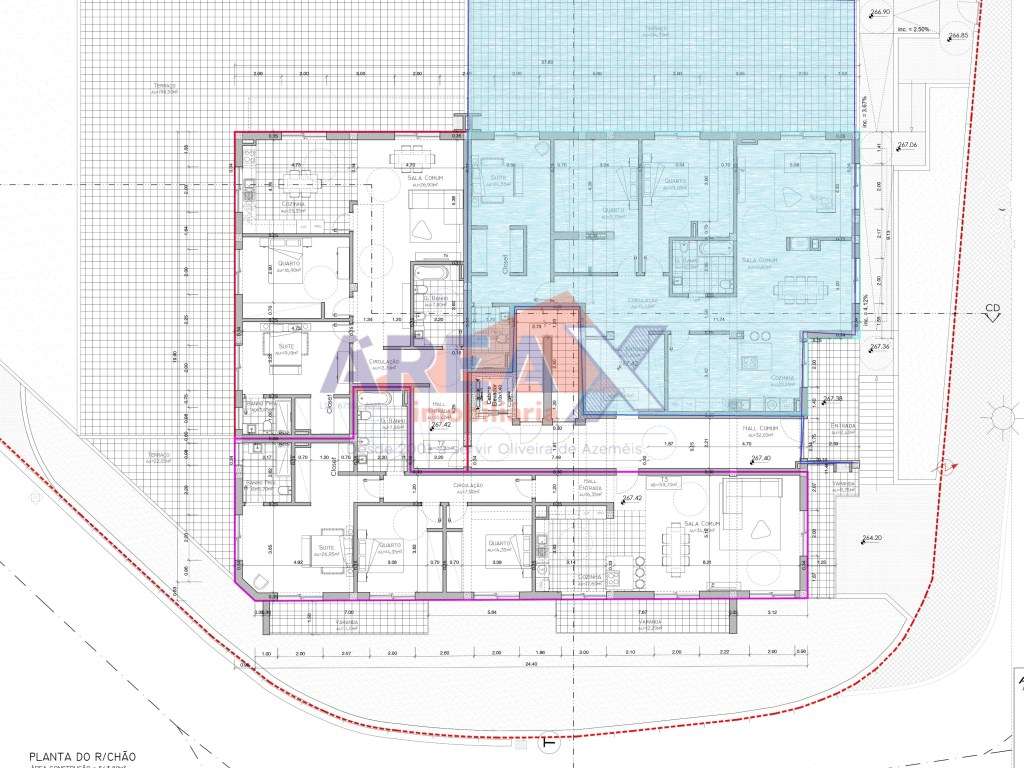 FRAÇÃO A - T3 com 104,70m2 de terraço, com garagem fechada - Grande imagem: 5/6