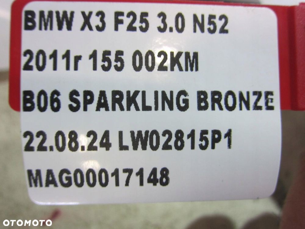 BMW X3 F25 X4 F26 ZWROTNICA ZAWIESZENIA WAHACZ LEWY TYŁ 6797569 33406797569 - 9