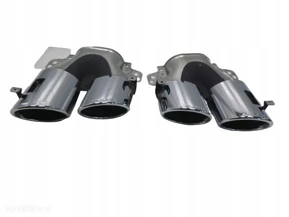 MERCEDES 290 167 177 118 247 AMG CLA GLE KOŃCÓWKA NAKŁADKA WYDECHU RURY WYDECHOWEJ NAPIS AMG KOMPLET ORYGINAŁ - 1