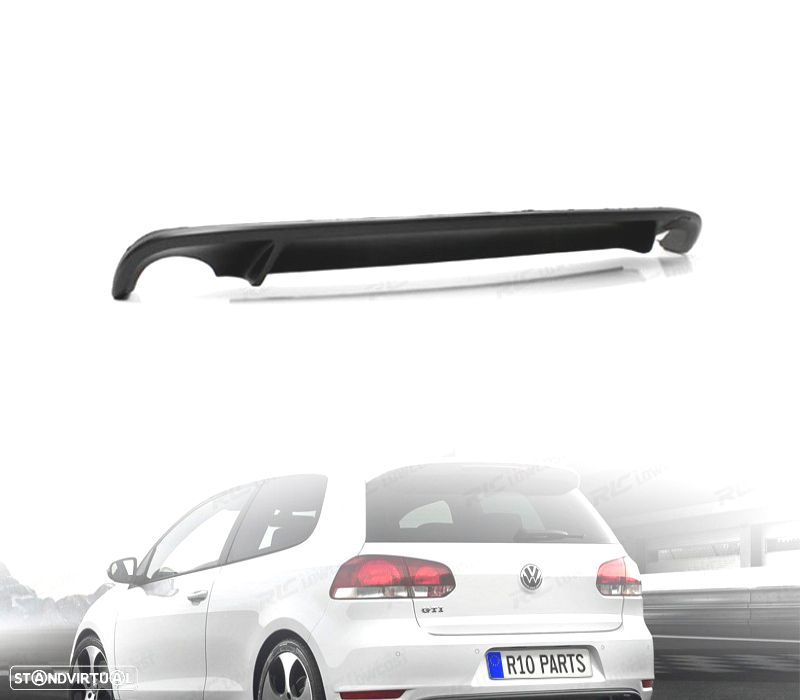 DIFUSOR VOLKSWAGEN VW GOLF 6 LOOK GTI - 1