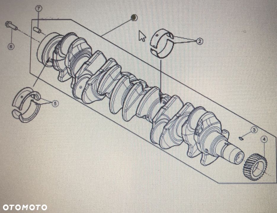 60 0502 869 6/wał korbowy/Arion 640 600 640-610 Axion 850-810 Axion 850-810Hexa 840-810CMatic - 1