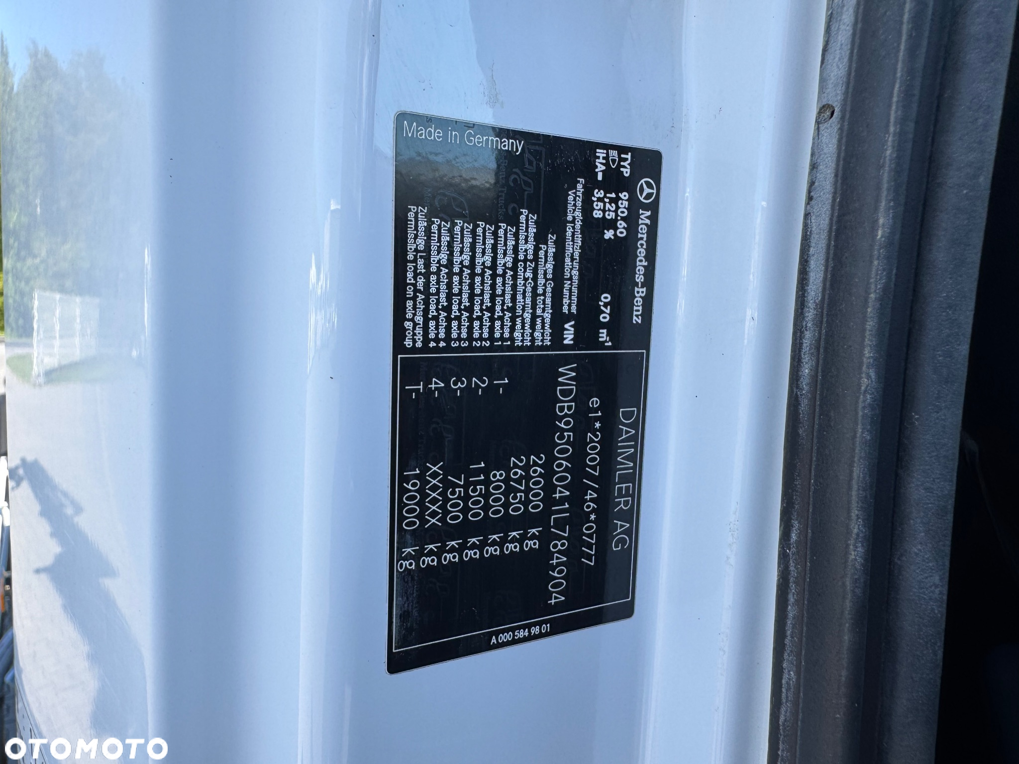 Mercedes-Benz AXOR 2533 6x2 podnoszona/skrętna Dżwig Palfinger Hwytak Rotator - 21
