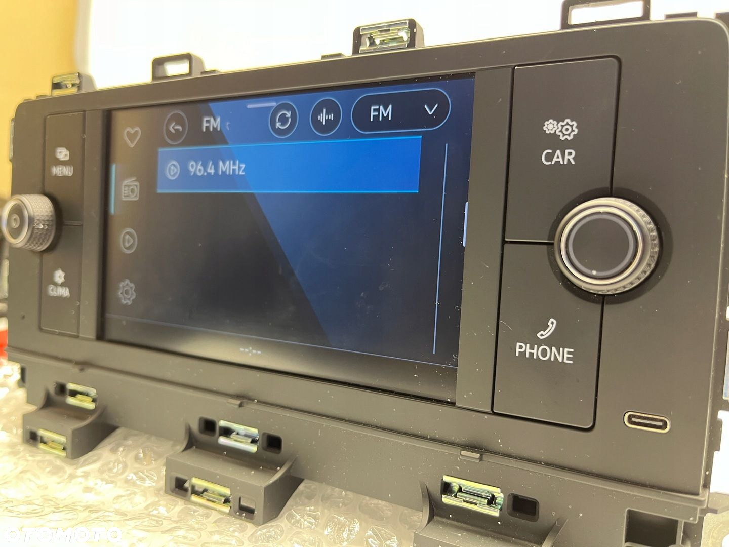 VW CADDY RADIO EKRAN WYŚWIETLACZ 2K7035130A - 3
