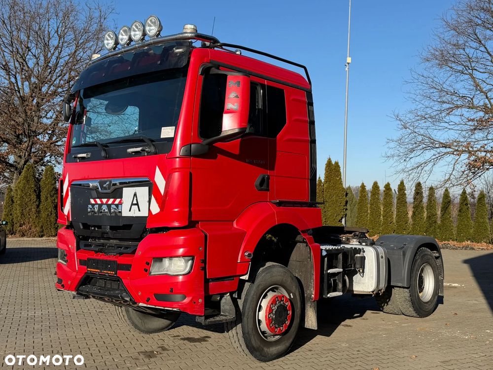 MAN TGS 18.510 4x4 BL EURO6 CIĄGNIK SIODŁOWY Z HYDRAULIKĄ WYWROTU - 1