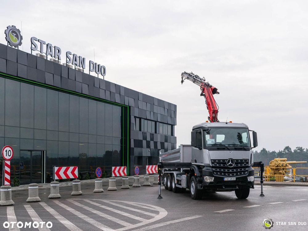 Mercedes-Benz AROCS 3643 8x4 Fassi F235A.2.23 E-dynamic Żuraw Wywrotka - 10
