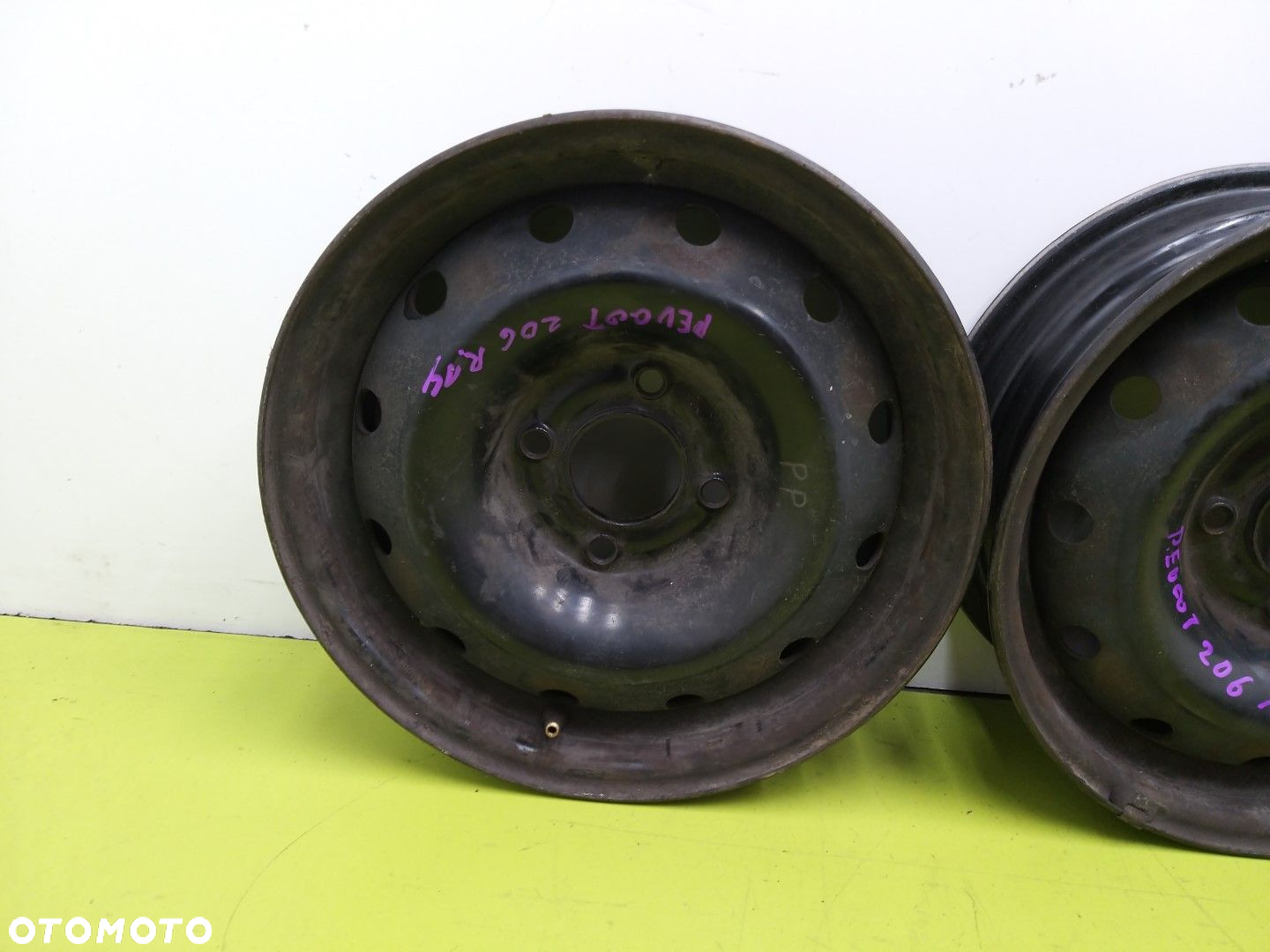 Felgi stalowe PEUGEOT 206 1998-2010 5,5 J R 14 ET 24 4X108 - 7