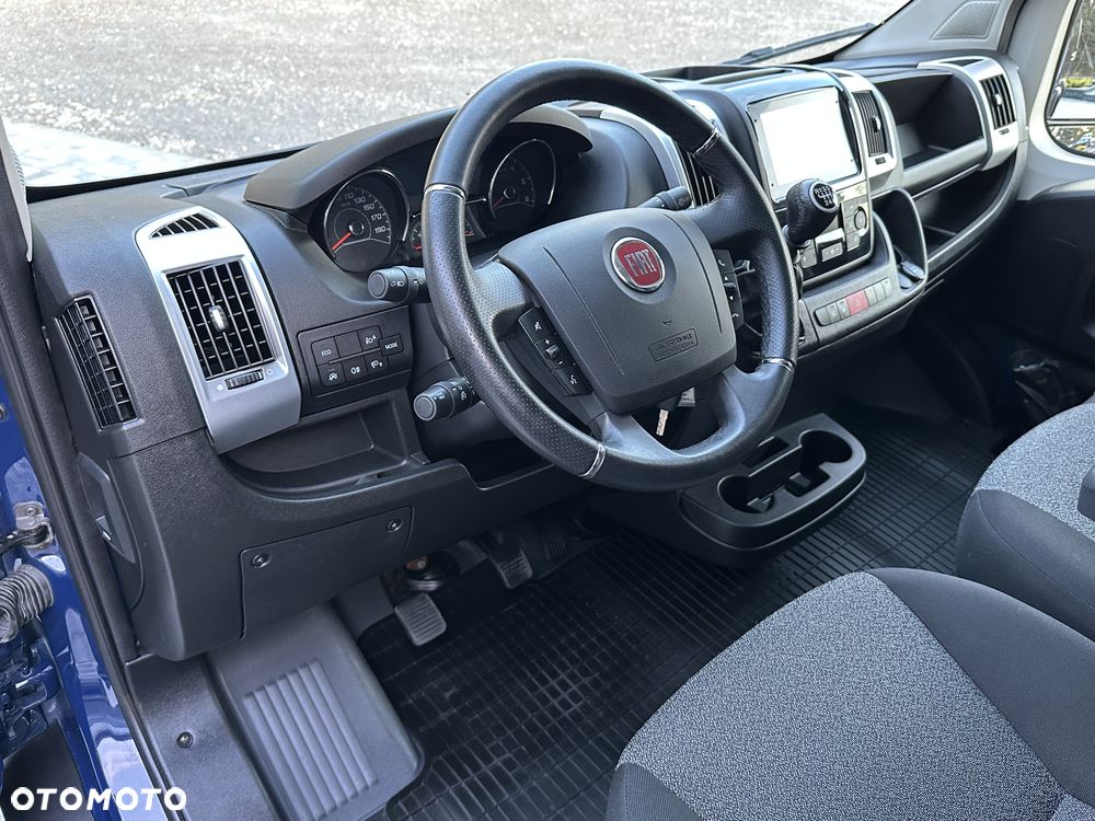 Fiat Ducato L4H2 Brygadowy 7 osób / Bogate wyposażenie / 2.3 POWER 160 KM / Wzmacniany Heavy / DMC 3500kg / Atrakcyjny wygląd / Salon PL / FV23% - 24