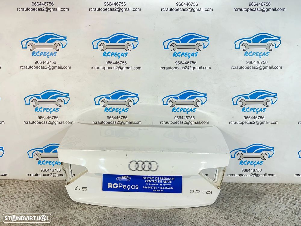 .Porta Tampa Mala Audi A5 8T 8T3 Coupe Farolins Fecho Puxador - 1