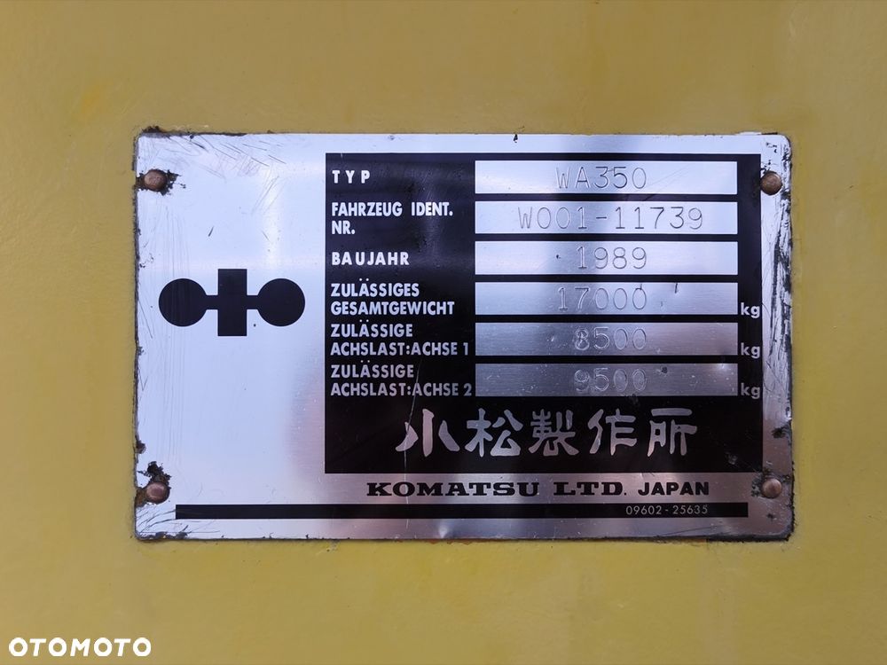 Komatsu WA350 - 6