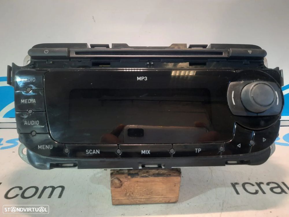 RADIO AUTORADIO LEITOR CD MP3 SEAT IBIZA IV 4 MK4 6J 6J2035153C 6J2035153 ALTEA 5P DISPLAY COMANDOS COMUTADOR PAINEL CONTROLO COMUNICAÇÃO - 8
