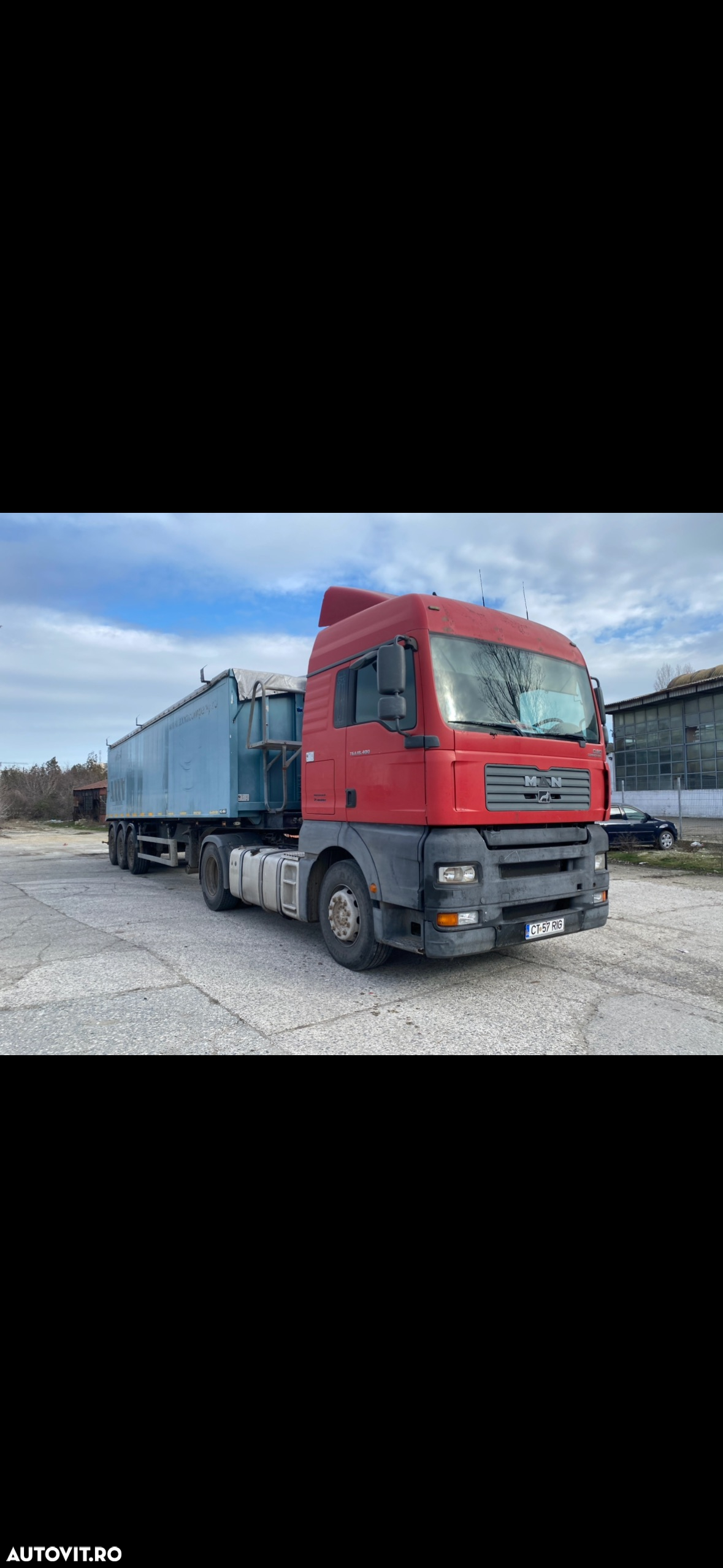 MAN TGA18.400 4X2BLl + bena cereale 52 mc. - 2